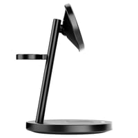 Image 4 of EFM Qi2 Trio Wireless Charge Stand With 5W MFi Apple Watch Charge Pad