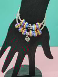 Image 3 of Charm & Flight Duo 2pc Cuff Bracelet Stack