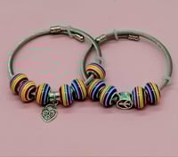 Image 5 of Charm & Flight Duo 2pc Cuff Bracelet Stack