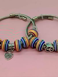 Image 6 of Charm & Flight Duo 2pc Cuff Bracelet Stack