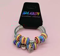 Image 1 of Charm & Flight Duo 2pc Cuff Bracelet Stack