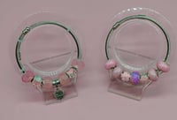 Image 3 of Arm Kandii Paws & Pink Charms Cuff Bracelet