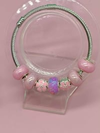 Image 5 of Arm Kandii Paws & Pink Charms Cuff Bracelet