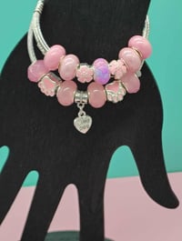 Image 6 of Arm Kandii Paws & Pink Charms Cuff Bracelet