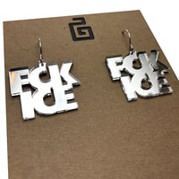 Image 2 of fck ice / acrylic / silver