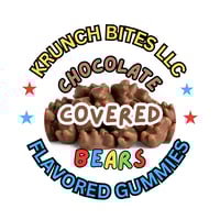MILK CHOCOLATE COVERED GUMMY BEARS (10oz)