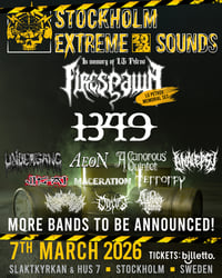 Stockholm Extreme Sounds 2026 - Ticket