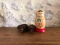 Image 6 of Poupées russes anciennes en bois 