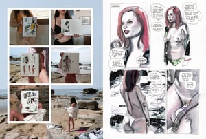 Image of SUMMER MUSE 3 with ORIGINAL COLOR DRAWING inside