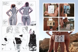 Image of SUMMER MUSE 3 with ORIGINAL COLOR DRAWING inside