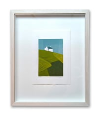 After Yellow I - Framed Linocut Print
