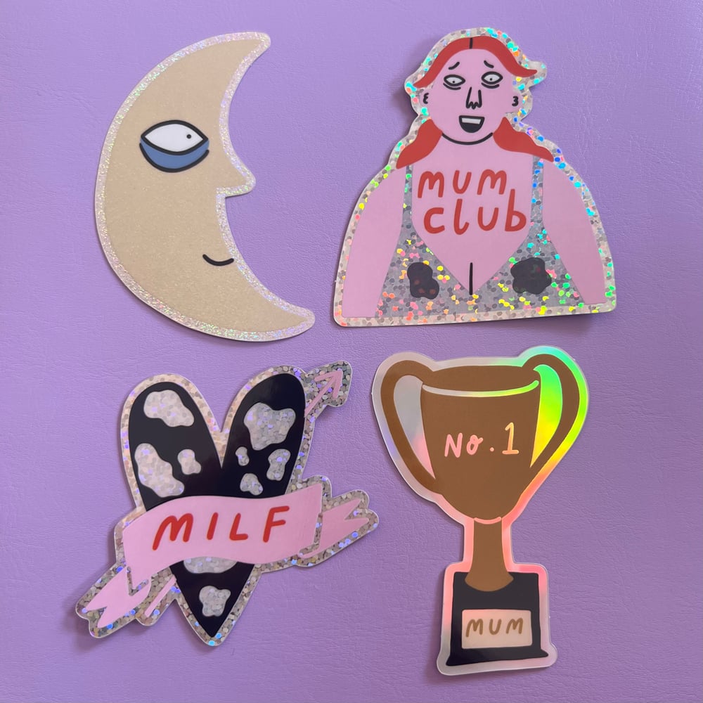 Image of No. 1 Mum Holo Sticker