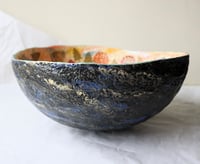 Image 7 of Handmade Christmas Paper Mache Bowl with Festive Decoupage