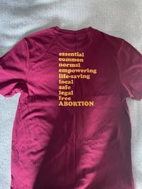 Image 1 of Earth-Positive Abortion t-shirt 