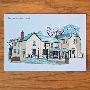 Image of Malvern Hills Hotel Postcard - Malvern Pubs Collection