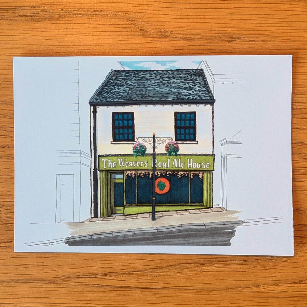 Image of Weavers Alehouse Postcard - Malvern Pubs Collection