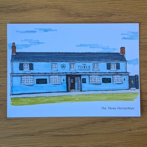 Image of The Three Horseshoes Postcard - Malvern Pubs Collection