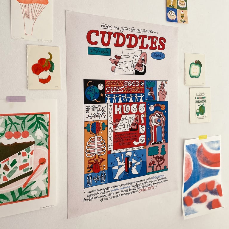 Cuddles - good for you, good for me 