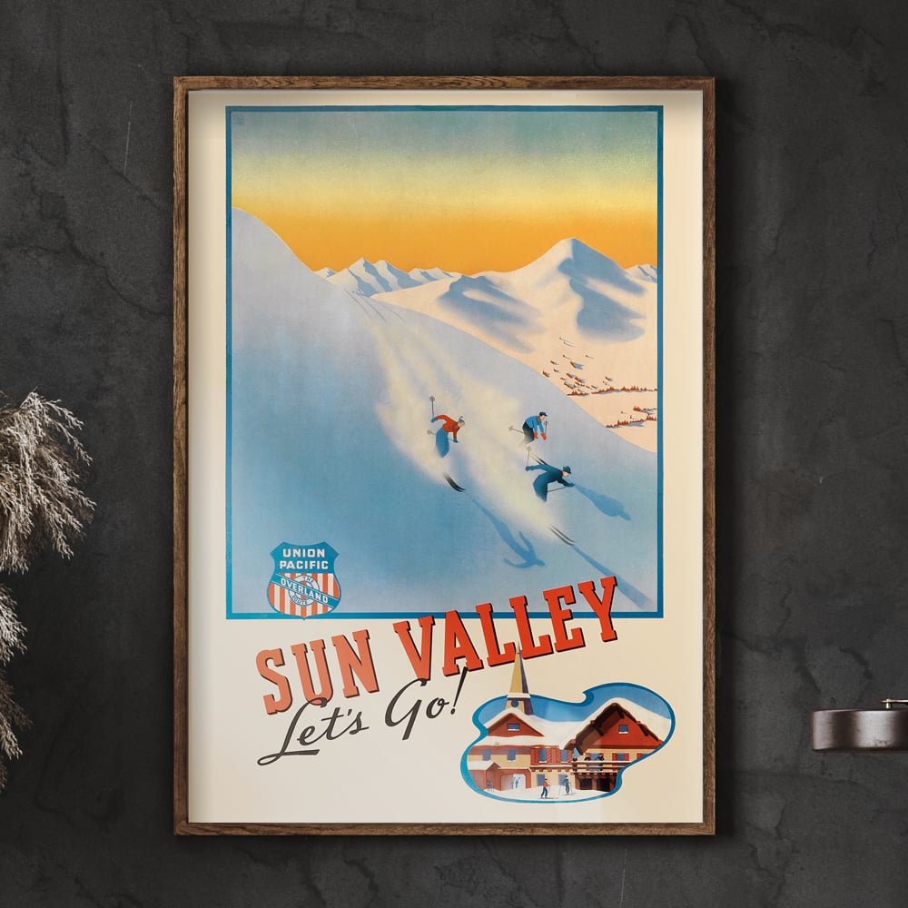 Sun Valley - Let's Go | Phil von Phul | 1940 | Wall Art Print