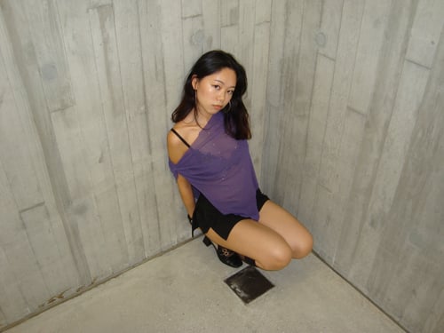 Image of Purple Poncho