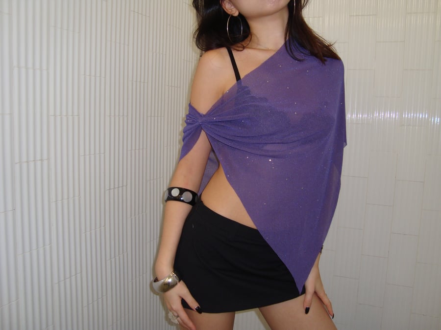 Image of Purple Poncho
