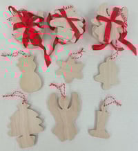 Image 4 of Wooden Christmas Decorations