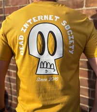 Image 1 of Dead Internet Society Tee (Ochre)