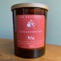 Gingerbread Soy Wax Candle - Large Amber Jar