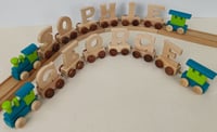 Image 3 of Coloured Name Train