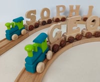 Image 1 of Coloured Name Train