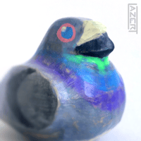 Image 1 of Fat Pigeon - Wood Carving