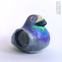 Image 2 of Fat Pigeon - Wood Carving