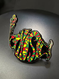 Image 3 of Phish Rasta Mosaic Enamel Pin