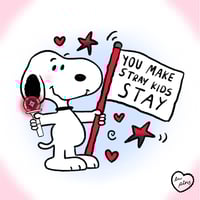 Image 7 of PREORDER: Fandom X SNOOPY Acrylic Keychains