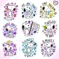 Image 2 of PREORDER: Fandom X SNOOPY Acrylic Keychains