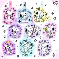 Image 1 of PREORDER: Fandom X SNOOPY Acrylic Keychains