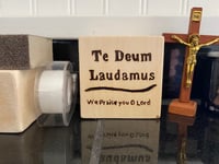 'Te Deum Laudamus' - Basswood Block 