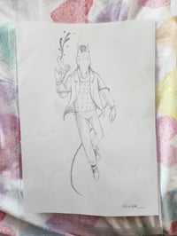 A4 Bojack Pencil Sketch 