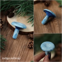 Image 6 of Mushroom necklace - blues