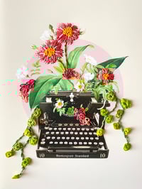 Image 1 of Typewriter Flowers