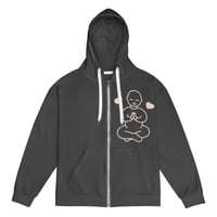 Image 1 of ZEN EXP - “Good Vibes, Long Life” Unisex zip hoodie