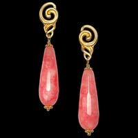 Image 3 of NUAGES BAROQUE Grand Collier · Emerald + Aventurine + Jade