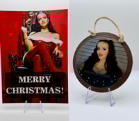 XMAS TREE DECORATION & SIGNED  CARD COMBO