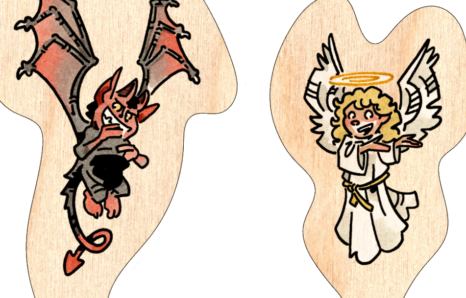 Image of Cert and Andel (Companions of Christmas)