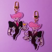 Image 2 of Mystery Skulls Lewis Charm