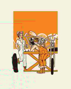 Image of "Ran When Parked" print