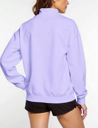 Image 6 of SKYNLYDRESS - Sweat-shirt décontracté en polaire à demi-fermeture