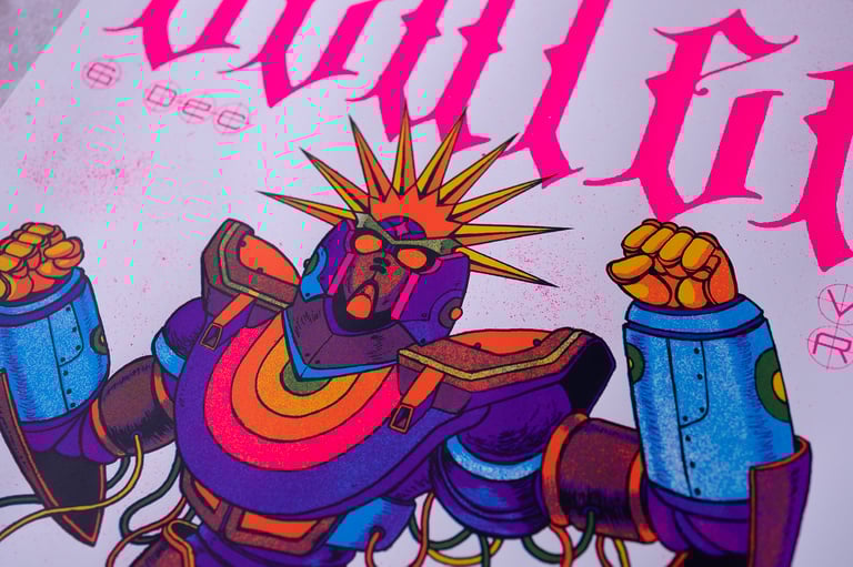 Scaler // Screenprinted Gig poster Image 5