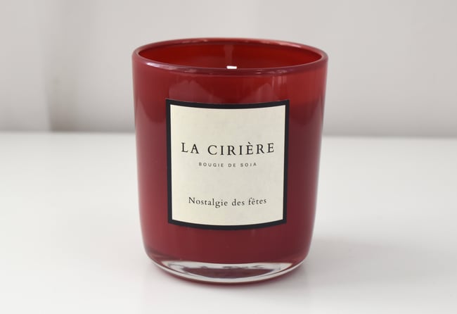 DUO Bougie Couronne de Noël