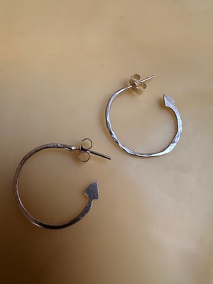 Image of ‘Demonology’ hoop earrings